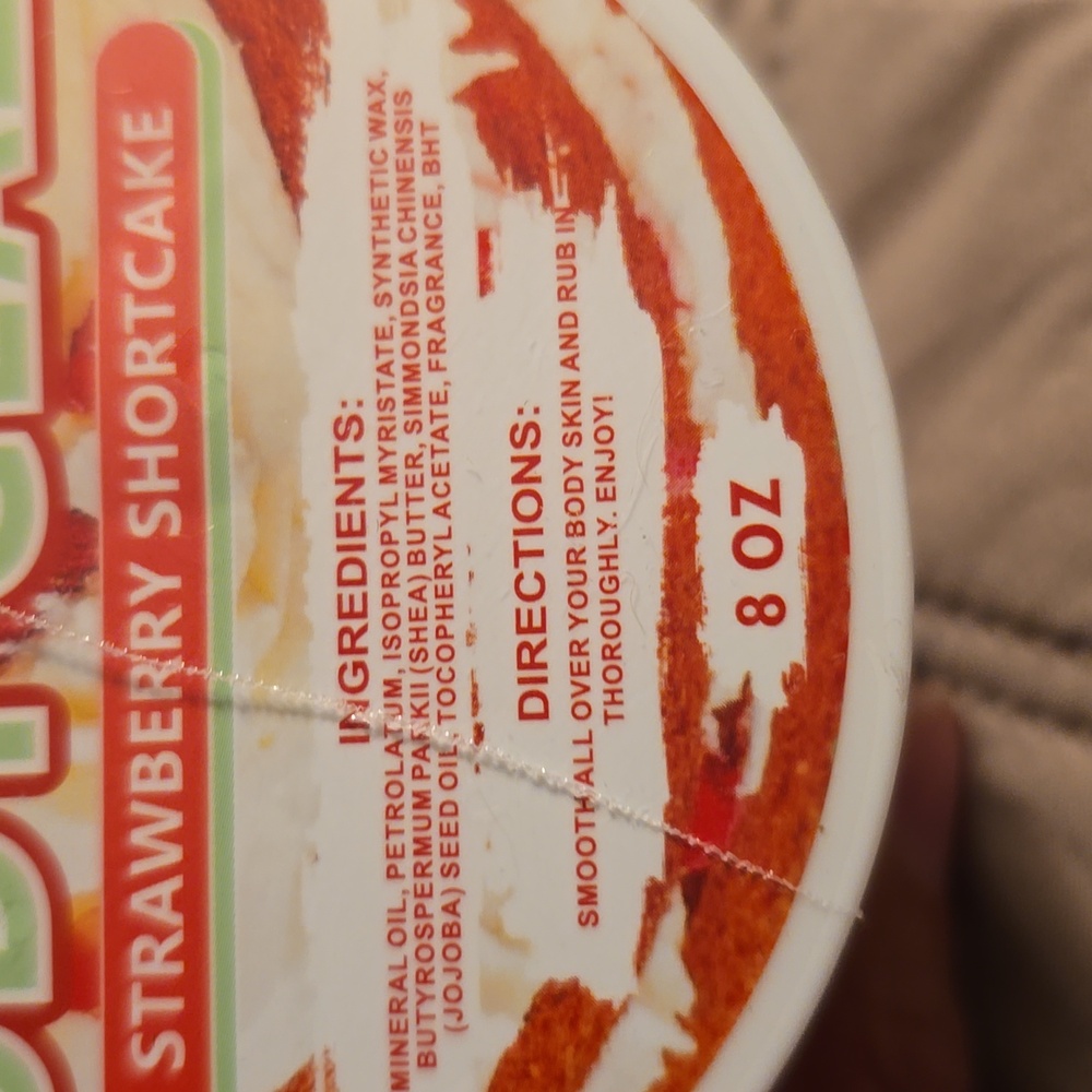 (2) 8 oz Strawberry Shortcake Body Glaze New - Picture 4 of 4